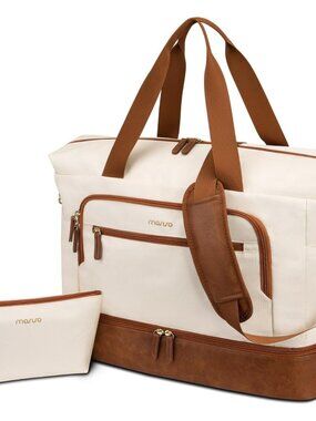 Gym Bag for Women, Travel Duffle Weekender Overnight Workout Bag